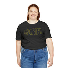 Load image into Gallery viewer, Carini Unisex Tee Gold outline
