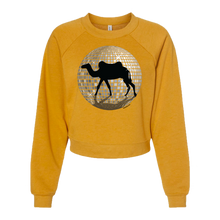 Load image into Gallery viewer, Camel Walk Women's Crop Sweatshirt
