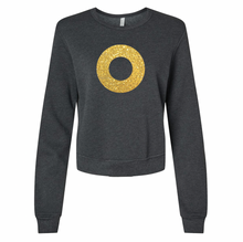 Load image into Gallery viewer, New! Glitter Donut Women's Crew Sweatshirt PRE ORDER ships early NOVEMBER