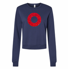 Load image into Gallery viewer, New! Glitter Donut Women's Crew Sweatshirt PRE ORDER ships Mid NOVEMBER