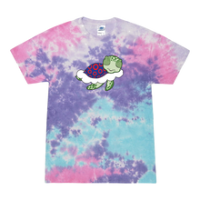 Load image into Gallery viewer, Turtle in The Clouds Tie Dye Youth Tee