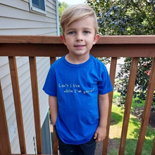 Load image into Gallery viewer, Chalkdust Torture Toddler Tee, Can't I Live While I'm Young Toddler T