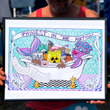 Load image into Gallery viewer, Reba Phish Summer 2019 Tour Poster Print Bag It Tag IT
