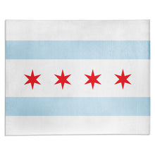 Load image into Gallery viewer, Chicago Flag Area Rugs 6 Sizes