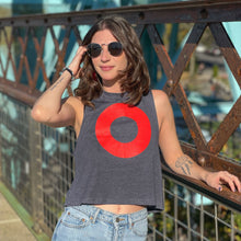 Load image into Gallery viewer, Phish Donut Racerback Crop Tank
