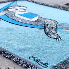 Load image into Gallery viewer, Sloth Woven Cotton Blanket
