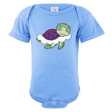 Load image into Gallery viewer, Turtle in The Clouds Baby One Piece