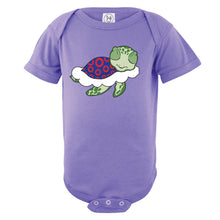 Load image into Gallery viewer, Turtle in The Clouds Baby One Piece