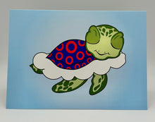 Load image into Gallery viewer, Turtle in the Clouds Greeting Card