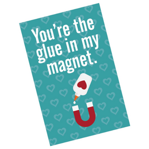 Glue in your Magnet Sticker