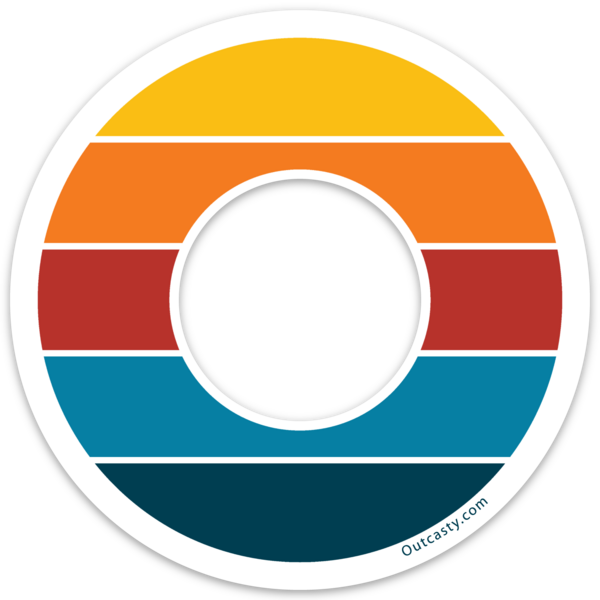 Retro Donut Sticker