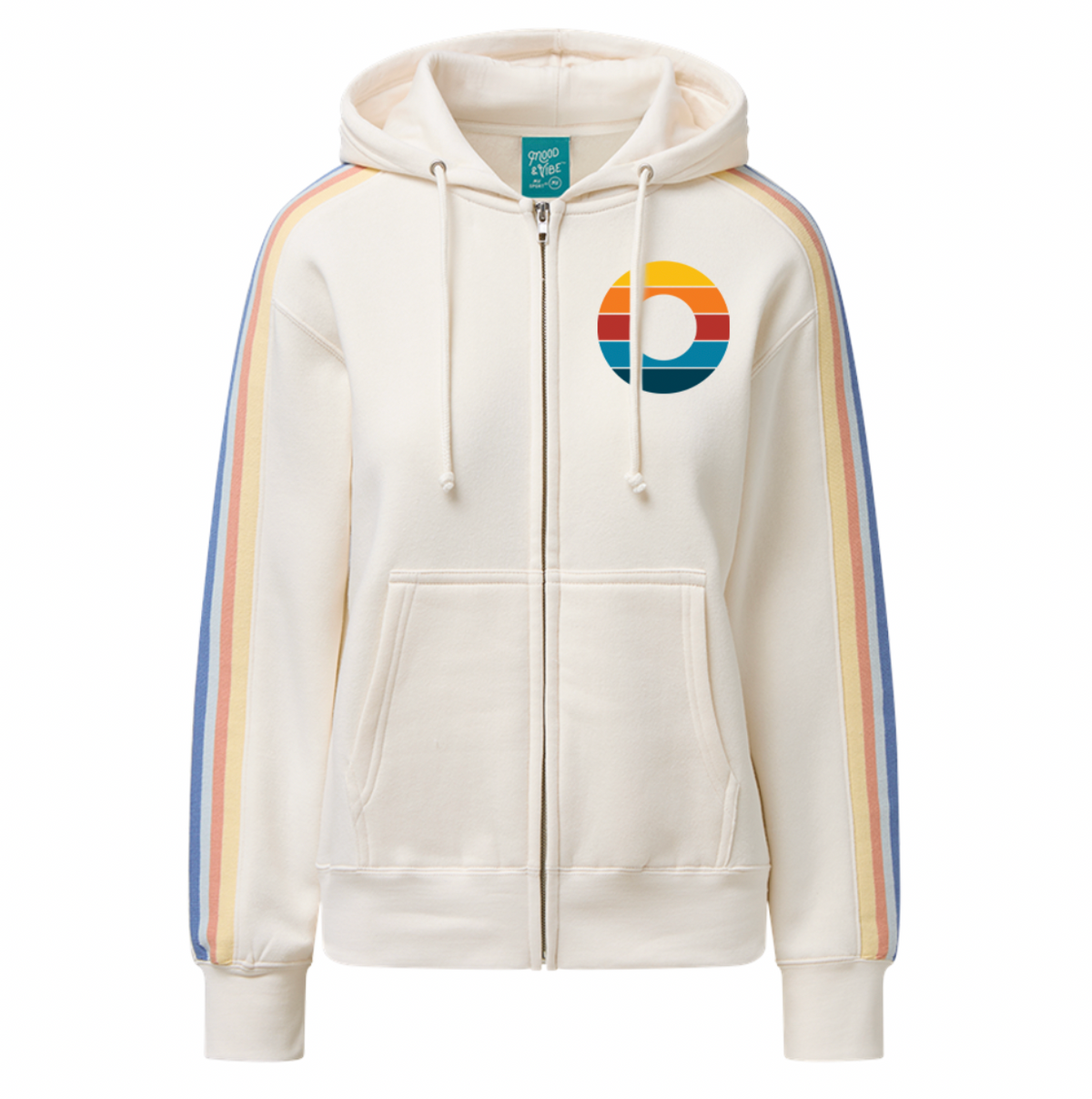 Retro Donut Striped Women's Hoodie PREORDER ships early November