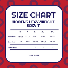 Load image into Gallery viewer, Ruby Waves Heavyweight Boxy Tee

