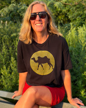 Load image into Gallery viewer, Glitter Camel Walk Crop Tee
