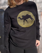 Load image into Gallery viewer, Glitter Camel Walk Unisex Raglan Sweatshirt
