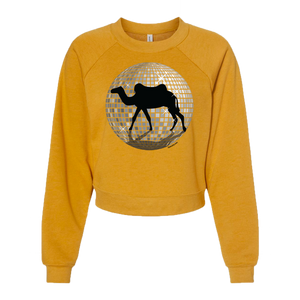 Camel Walk Women's Crop Sweatshirt