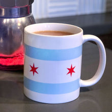 Load image into Gallery viewer, Chicago Flag Coffee Mug
