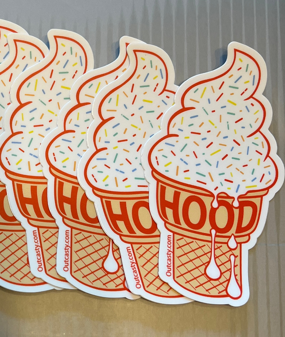 Mr. Miner's Hood Ice Cream Cone Sticker