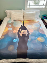 First Tube Sherpa Fleece Blanket