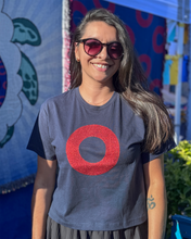 Load image into Gallery viewer, Glitter Donut Crop Tee
