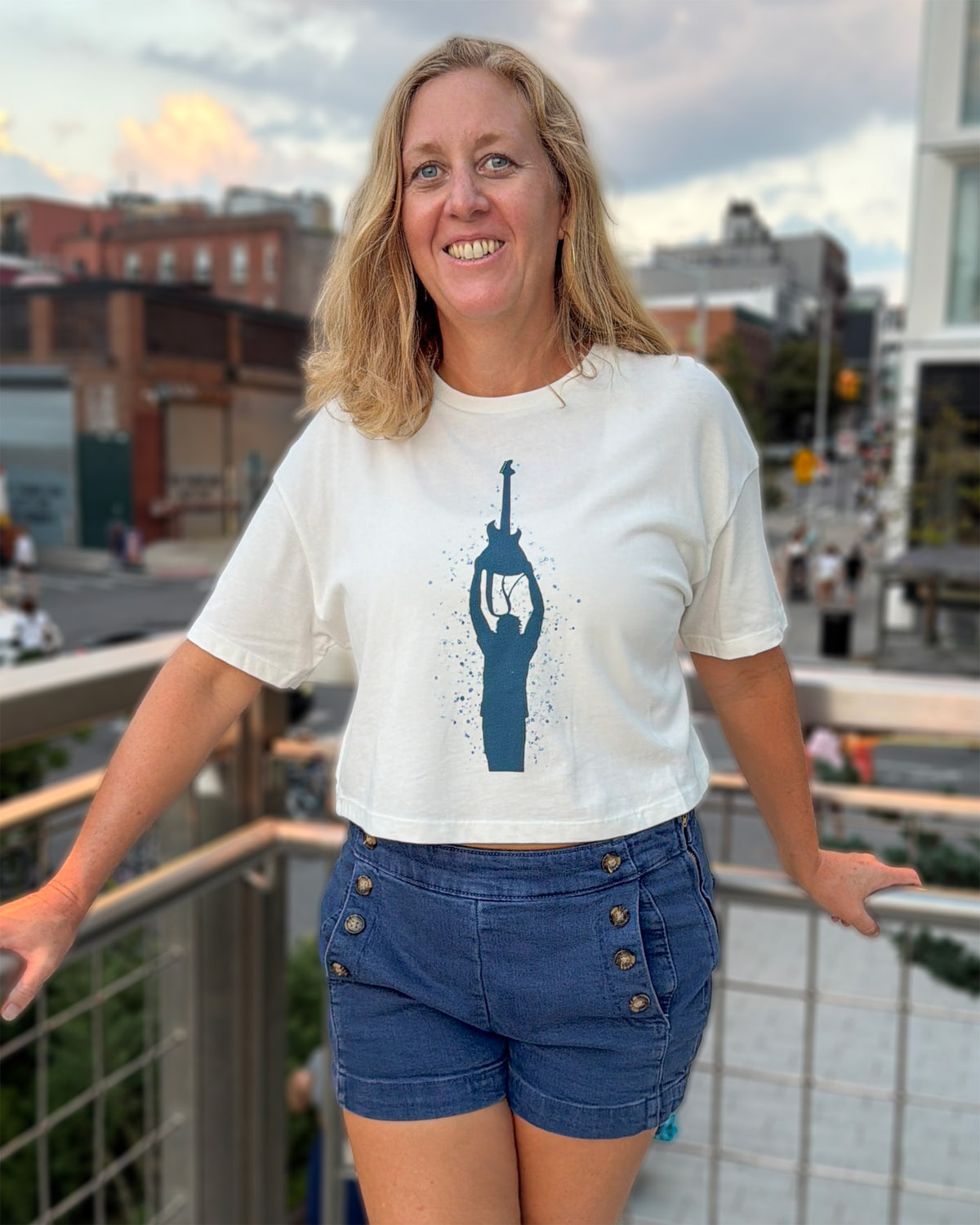 First Tube Women's Crop Tee