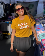 Load image into Gallery viewer, Love &amp; Light Women's Crop Tee
