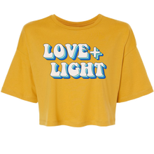 Load image into Gallery viewer, Love &amp; Light Women's Crop Tee

