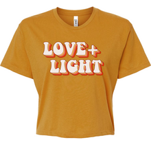 Load image into Gallery viewer, Love &amp; Light Women's Crop Tee
