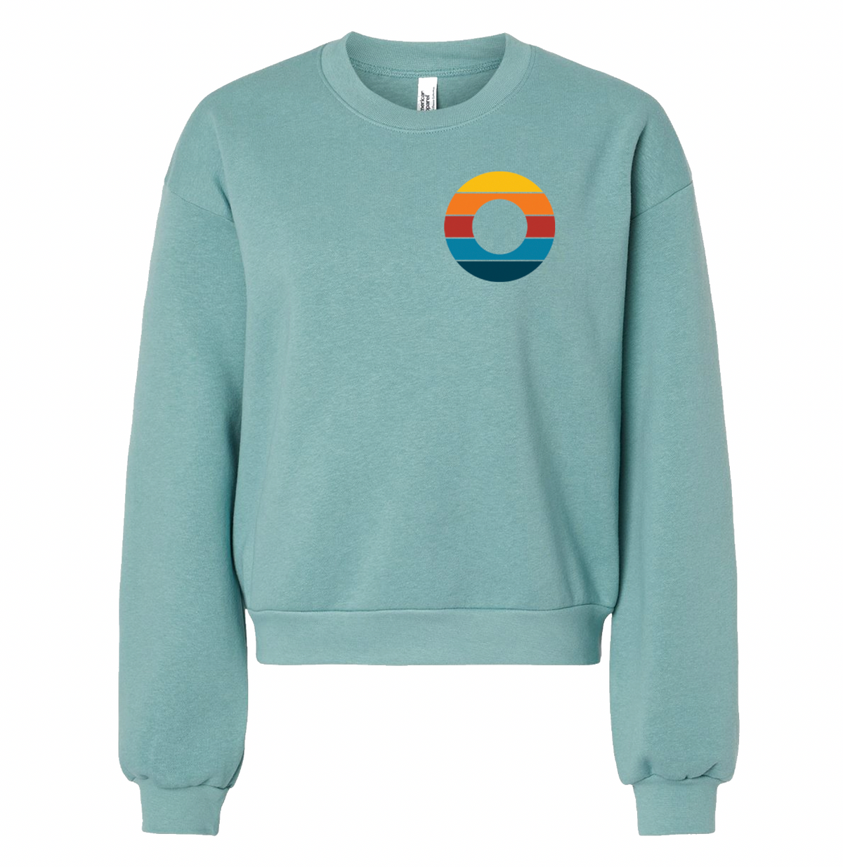 Retro Donut Women's Crewneck Sweatshirt