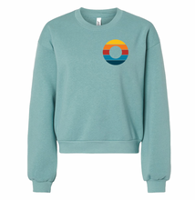 Load image into Gallery viewer, NEW! Retro Donut Women&#39;s Crewneck Sweatshirt PRE ORDER ships early NOVEMBER
