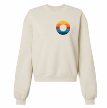Load image into Gallery viewer, NEW! Retro Donut Women&#39;s Crewneck Sweatshirt PRE ORDER ships early NOVEMBER
