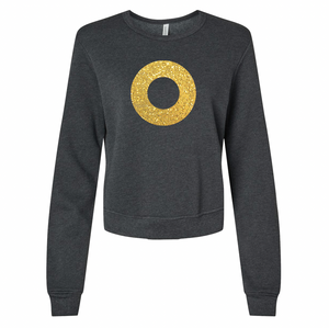 New! Glitter Donut Women's Crew Sweatshirt PRE ORDER ships early NOVEMBER
