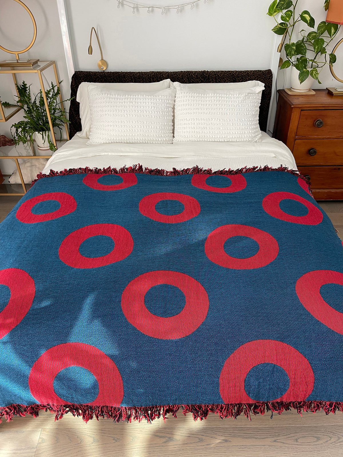 Donut Woven Cotton Blanket