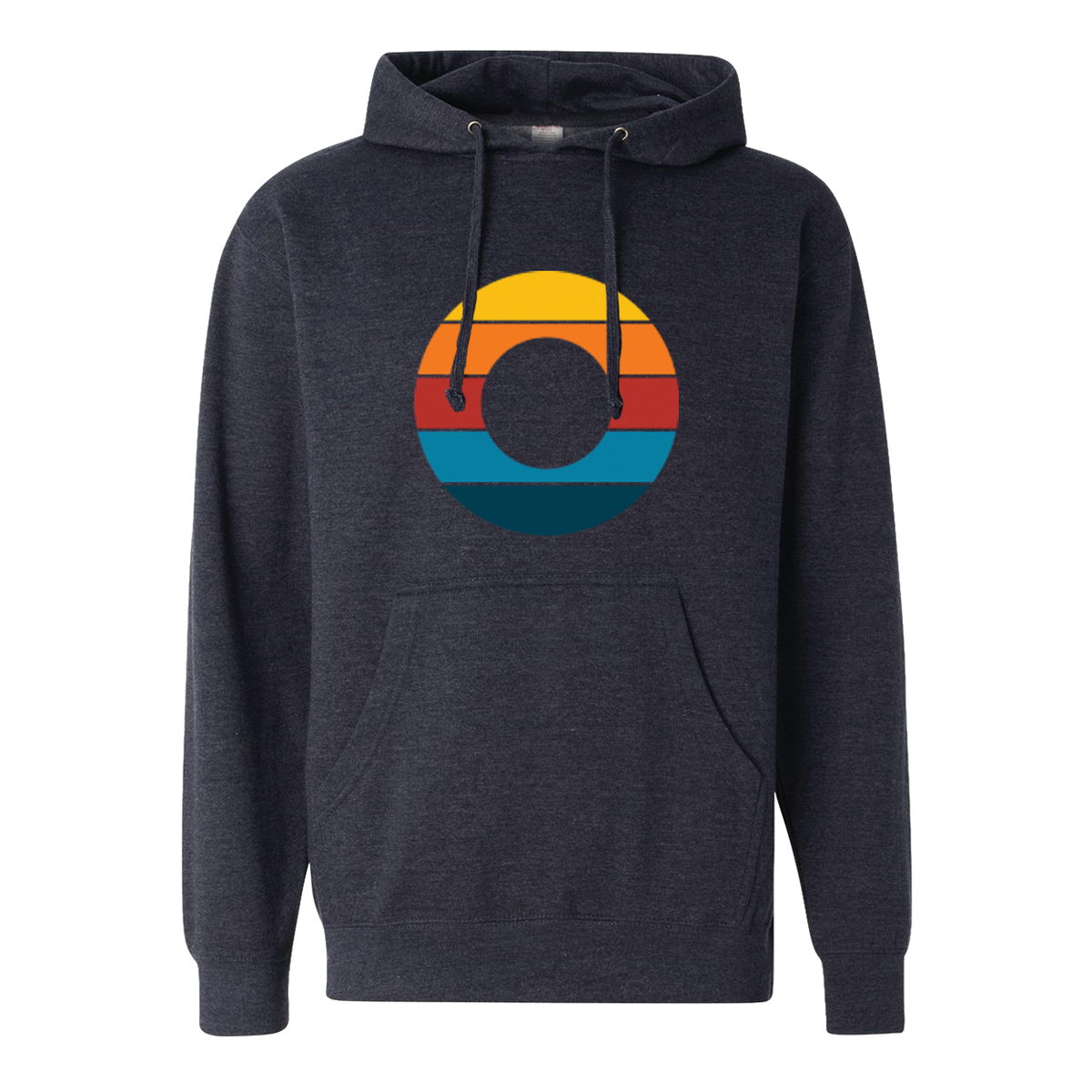 Retro Donut Unisex Hoodie Midweight
