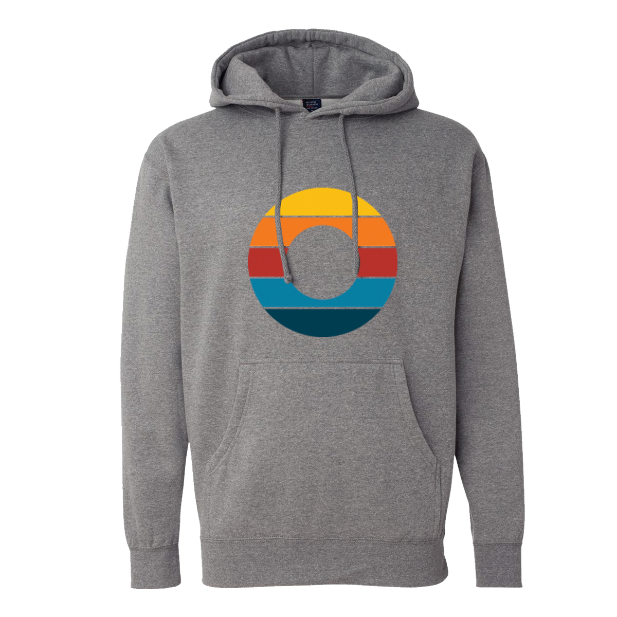 Retro Donut Unisex Hoodie Midweight