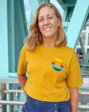 Load image into Gallery viewer, Retro Donut Crop Tee
