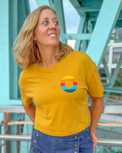 Load image into Gallery viewer, Retro Donut Crop Tee
