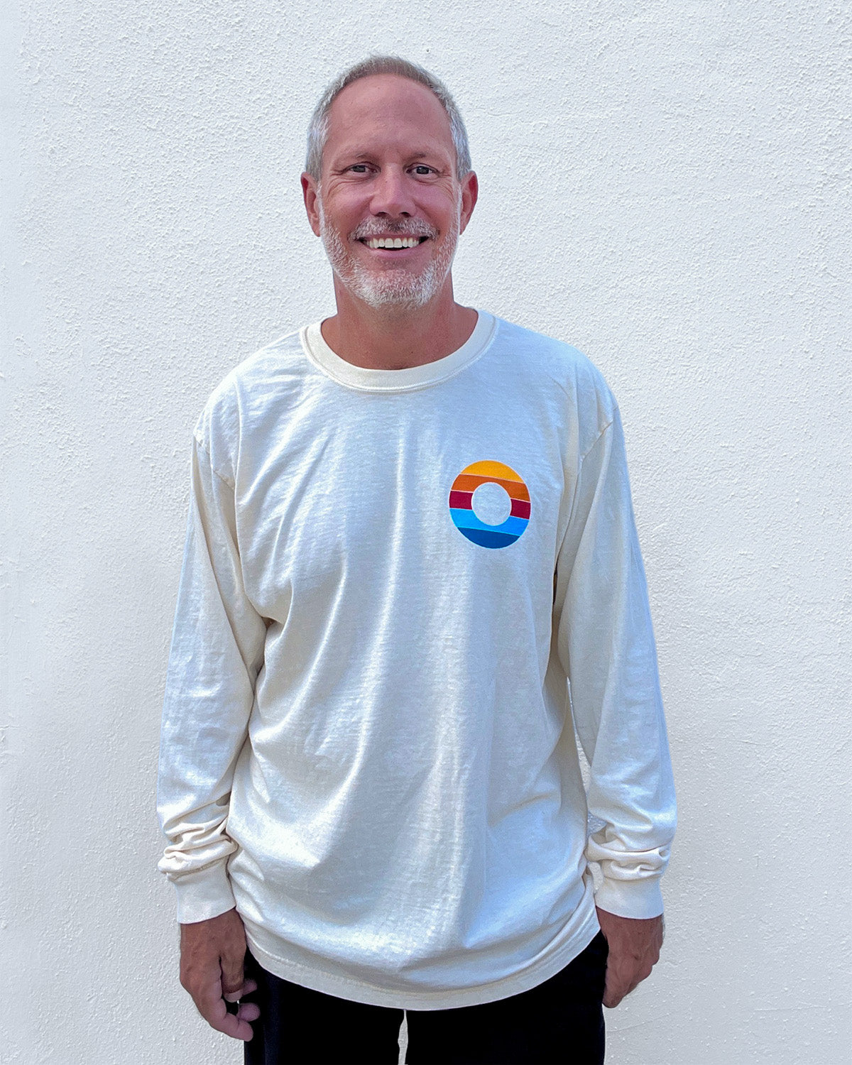 Retro Donut Unisex Longsleeve Tee