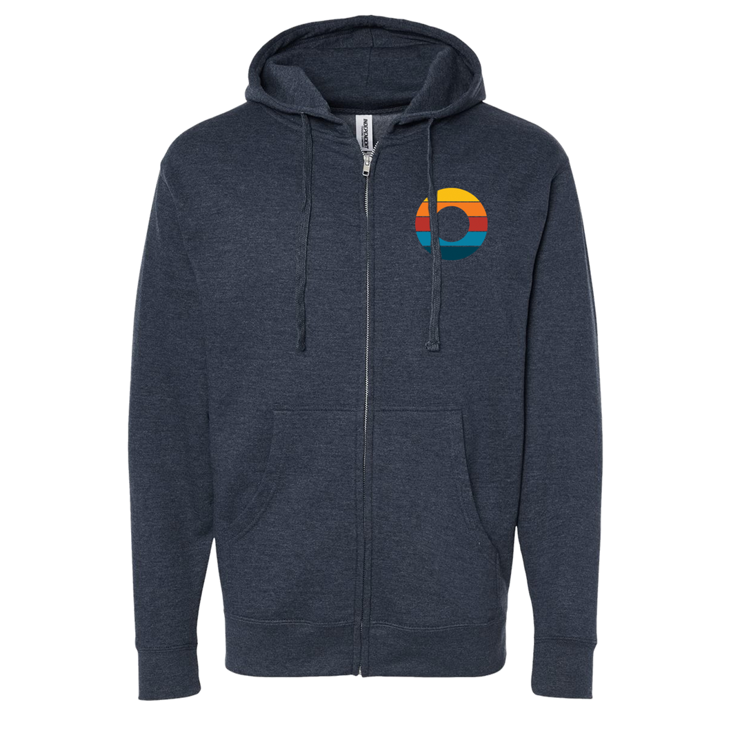 Retro Donut Unisex Hoodie Midweight