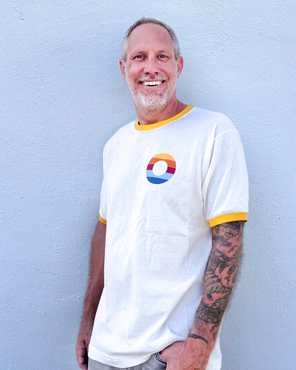 Retro Donut Ringer T