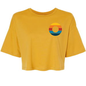 Retro Donut Crop Tee