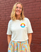 Load image into Gallery viewer, Retro Donut Crop Tee
