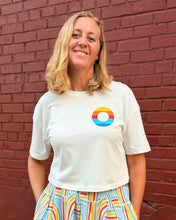 Load image into Gallery viewer, Retro Donut Crop Tee
