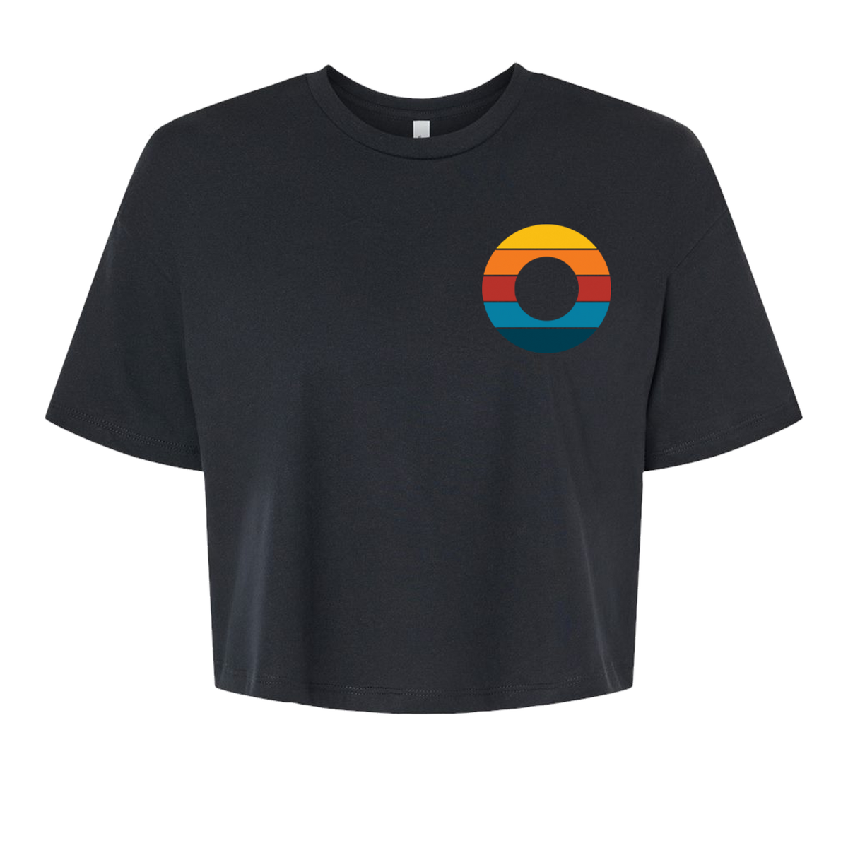 Retro Donut Crop Tee