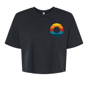 Retro Donut Crop Tee