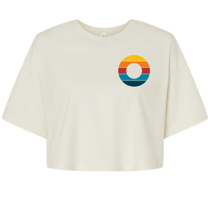 Retro Donut Crop Tee
