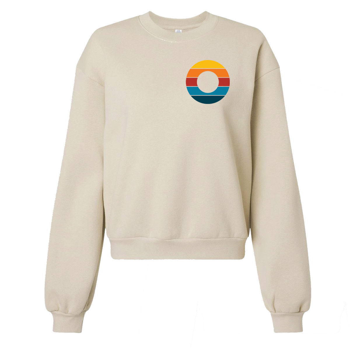 Retro Donut Women's Crewneck Sweatshirt