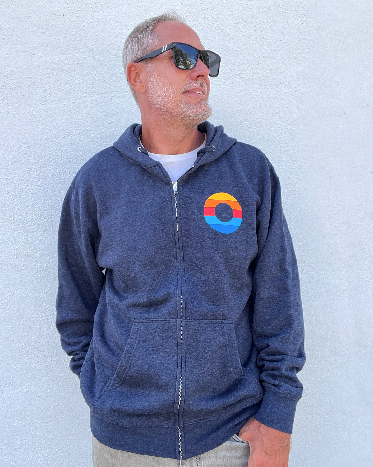 Retro Donut Unisex ZIP Hoodie Midweight PRE ORDER ships late OCTOBER