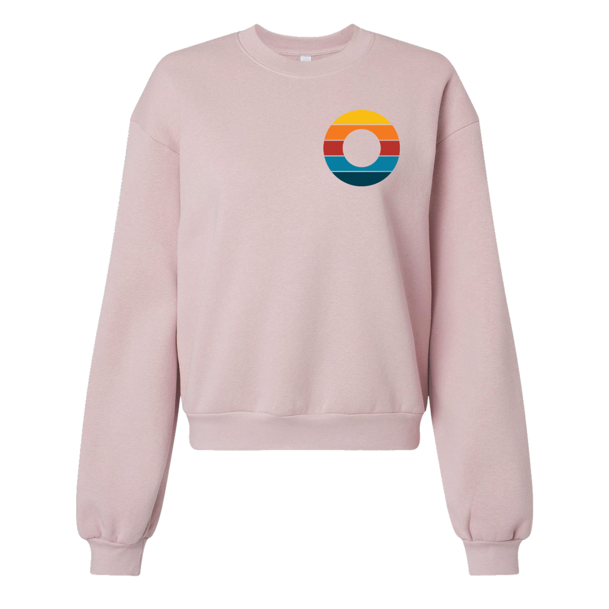 Retro Donut Women's Crewneck Sweatshirt