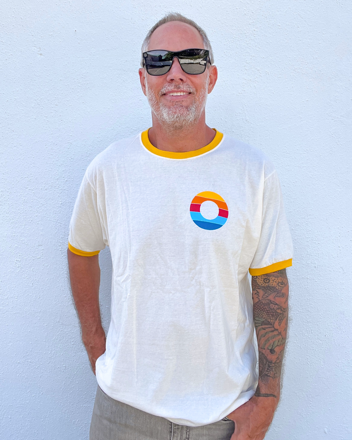 Retro Donut Ringer T